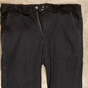 Carhartt black work pants 38x34